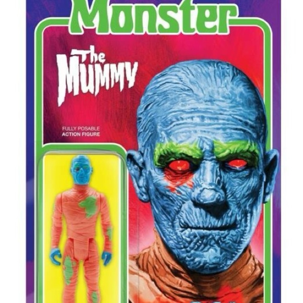 The Mummy Action Figure - Blue, Green, and Red